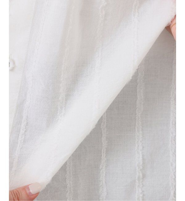 journal standard luxe「ドビーストライプギャザーシャツ」|シャツ・ブラウス|