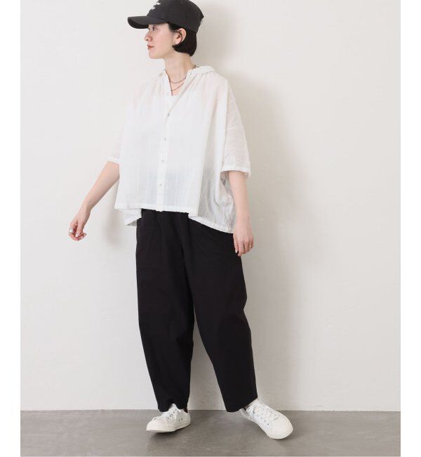 journal standard luxe「ドビーストライプギャザーシャツ」|シャツ・ブラウス|