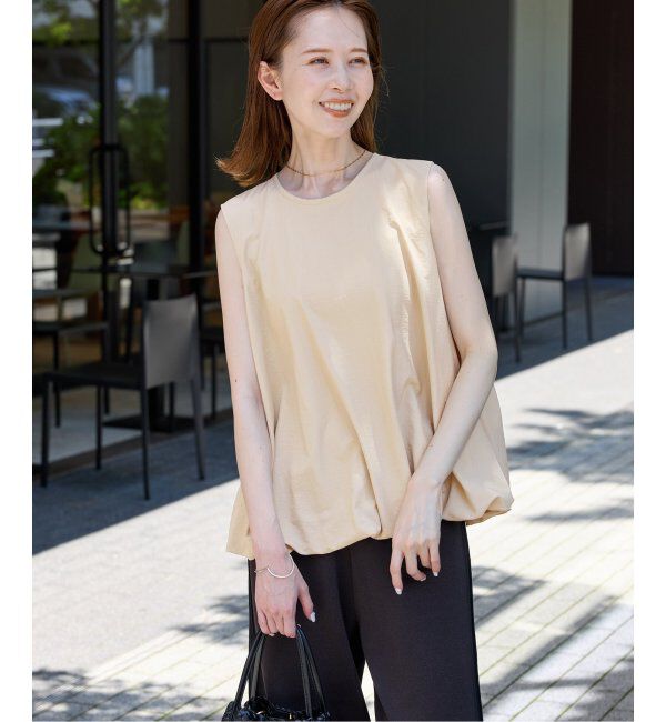 JOURNAL STANDARD「バルーンヘムノースリーブブラウス」|シャツ・ブラウス|