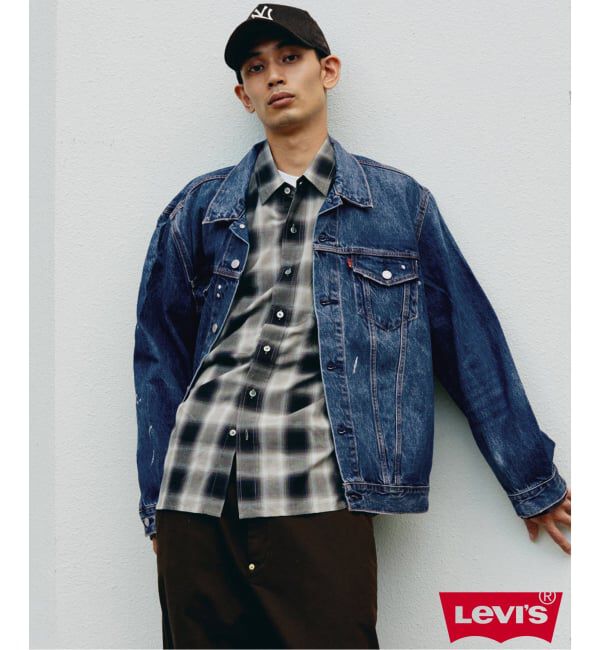 JOURNAL STANDARD「LEVI&rsquo;S(R) / リーバイス(R) 別注 TYPE III TRUCKER JACKET Selvedge INDIGO」|デニムジャケット|ネイビー B
