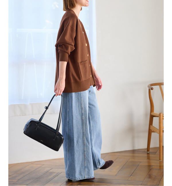 JOURNAL STANDARD relume「《追加2》コットンカシミヤミックスダブルニットVネックカーディガン」|カーディガン|