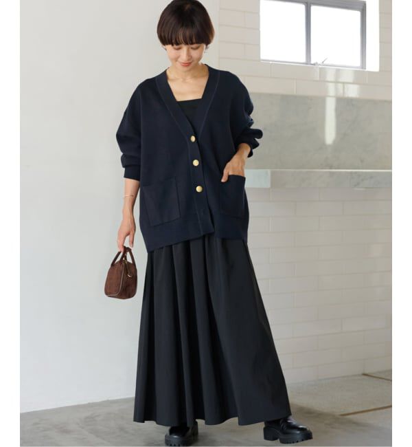 JOURNAL STANDARD relume「《追加2》コットンカシミヤミックスダブルニットVネックカーディガン」|カーディガン|