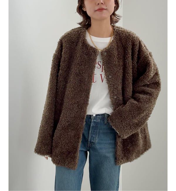 JOURNAL STANDARD relume「《追加》ボアカラーレスジャケット」|その他|