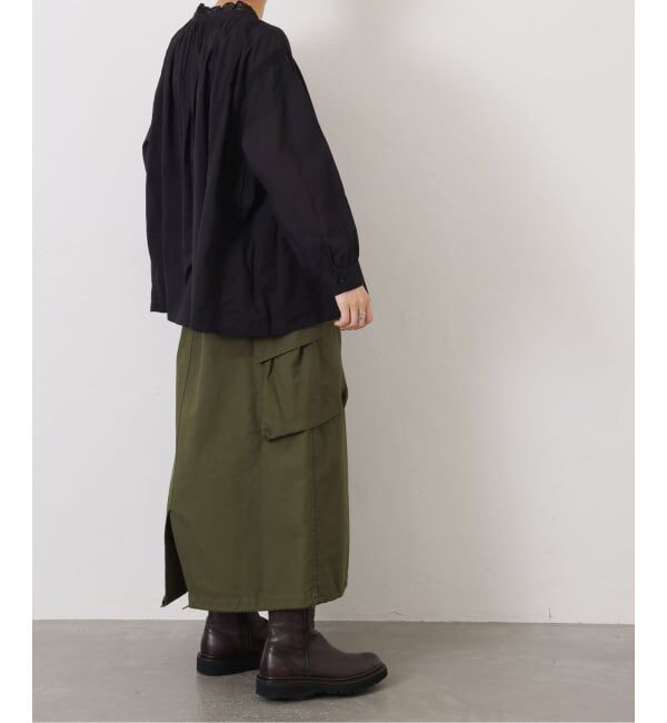 journal standard luxe「【SOIL】CAMBRIC WITH LACE GATHERED SMOCK」|シャツ・ブラウス|