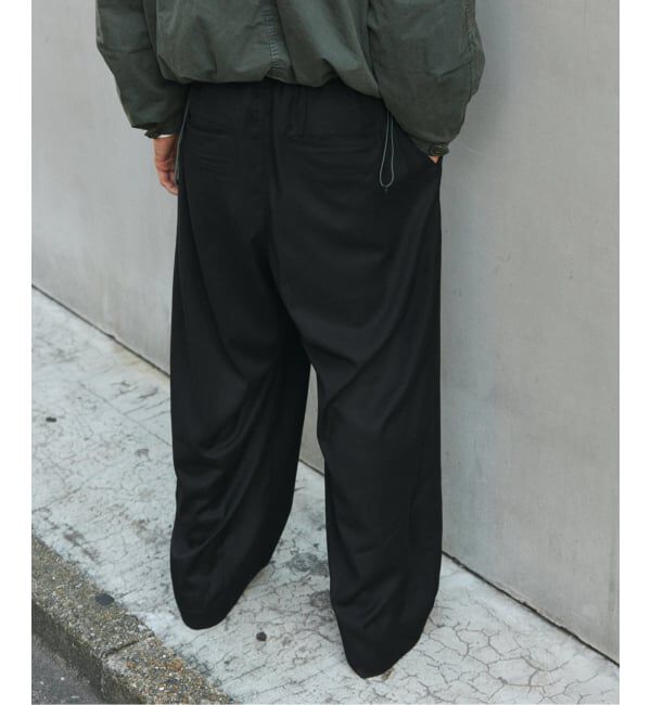 JOURNAL STANDARD「《予約》TR モダン ツイル ワイド ストライプ スラックス」|スラックス|