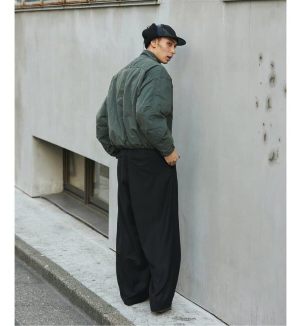 JOURNAL STANDARD「《予約》TR モダン ツイル ワイド ストライプ スラックス」|スラックス|