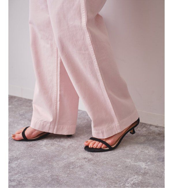 Spick and Span「Higuchi&times;S チノワイドパンツ」|チノ|