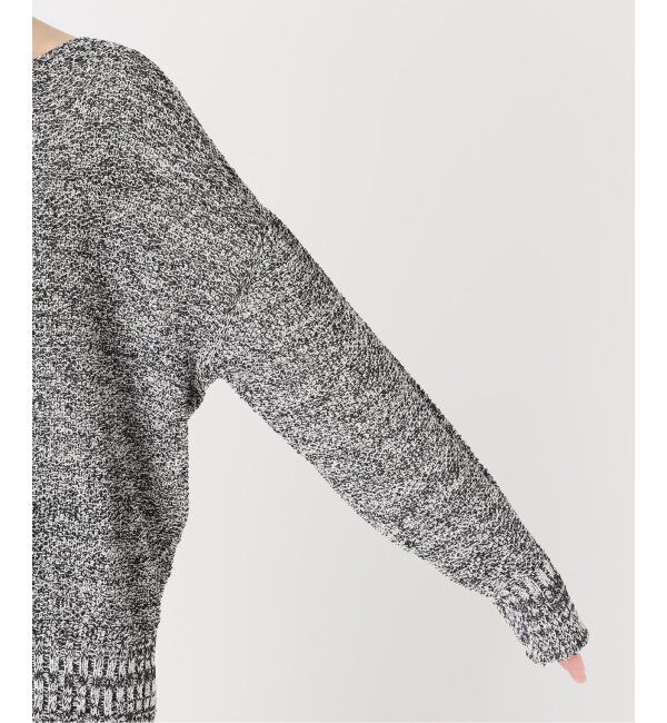 Spick and Span「ペーパーヤーン2WAYルーズプルオーバー」|ニット・セーター|