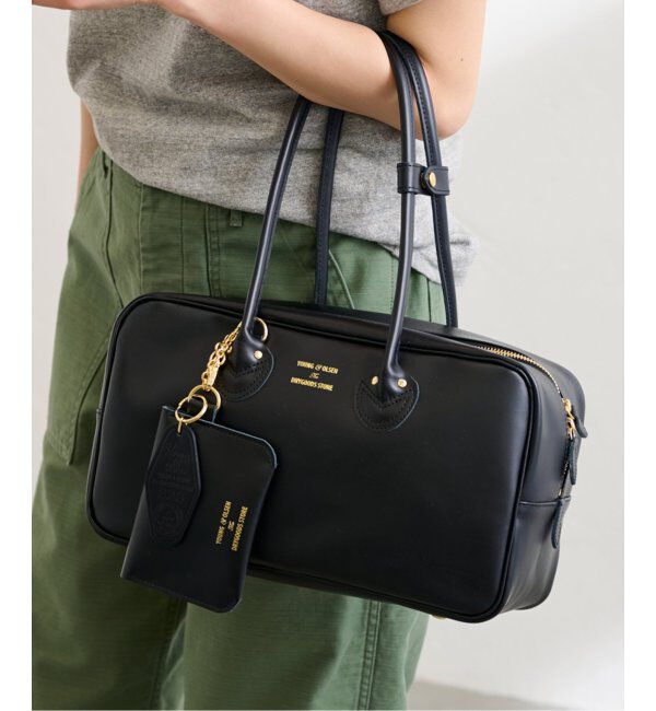 FRAMeWORK「YOUNG&OLSEN 別注SMOOTH LEATHER STUDENT M KHWL」|ハンドバッグ|