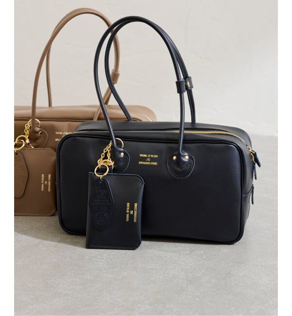 FRAMeWORK「YOUNG&OLSEN 別注SMOOTH LEATHER STUDENT M KHWL」|ハンドバッグ|