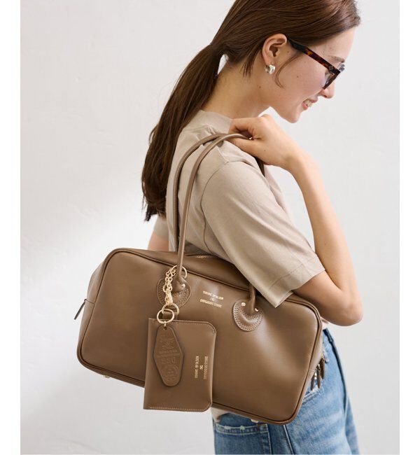 FRAMeWORK「YOUNG&OLSEN 別注SMOOTH LEATHER STUDENT M KHWL」|ハンドバッグ|