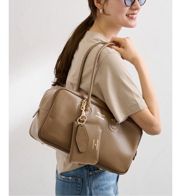 FRAMeWORK「YOUNG&OLSEN 別注SMOOTH LEATHER STUDENT M KHWL」|ハンドバッグ|