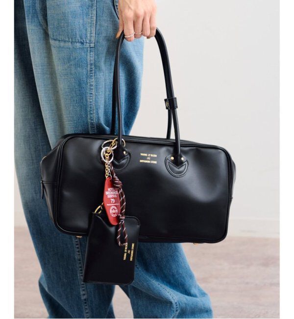 FRAMeWORK「YOUNG&OLSEN 別注SMOOTH LEATHER STUDENT M KHWL」|ハンドバッグ|