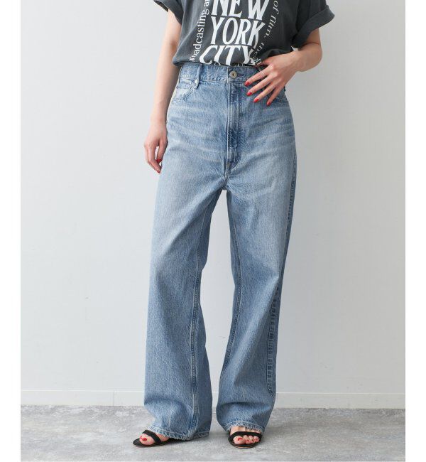 Spick and Span「upper hights/アッパーハイツ THE OLIVIA」|デニム|ブルー C