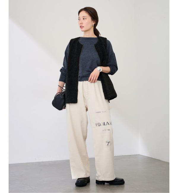 FRAMeWORK「≪追加 / 手洗い可能≫ボアベスト」|ダウンベスト・ベスト|