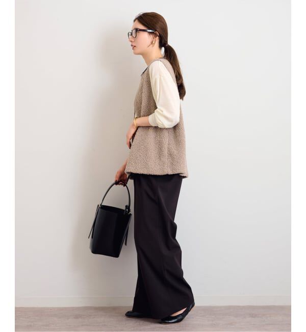 FRAMeWORK「≪追加 / 手洗い可能≫ボアベスト」|ダウンベスト・ベスト|