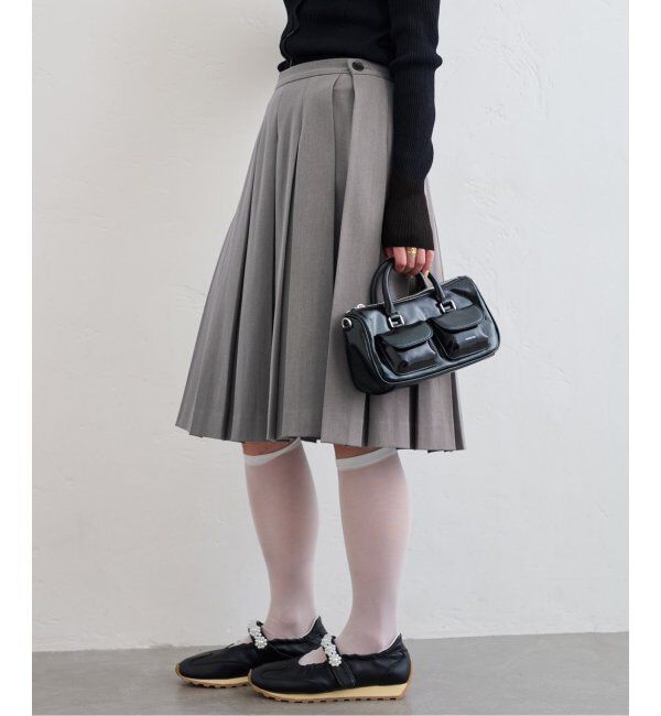 U by SPICK&SPAN「ミドルプリーツスカート」|スカート|