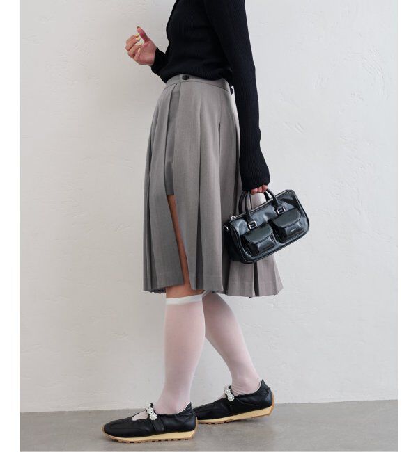 U by SPICK&SPAN「ミドルプリーツスカート」|スカート|