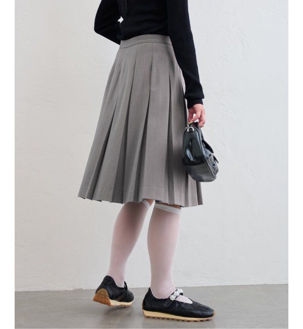 U by SPICK&SPAN「ミドルプリーツスカート」|スカート|