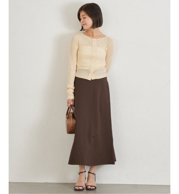 U by SPICK&SPAN「《WEB限定/追加》カットフレアスカート」|スカート|