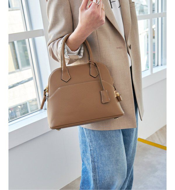 Spick and Span「《WEB限定追加4》mica della valle / ミカデラヴァッレ Katia」|ボストンバッグ|ベージュ A