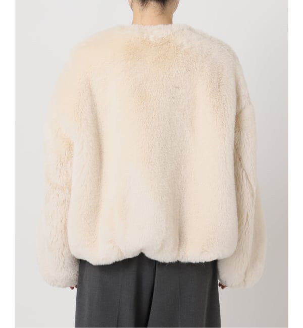 U by SPICK&SPAN「フェイクファージップブルゾン」|その他|