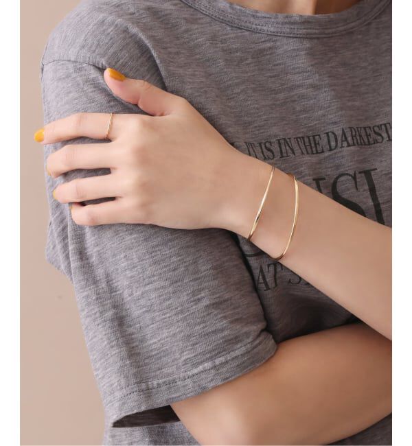 Lilas by Spick&Span「2.5パイプC型バングル K10」|ブレスレット・バングル|