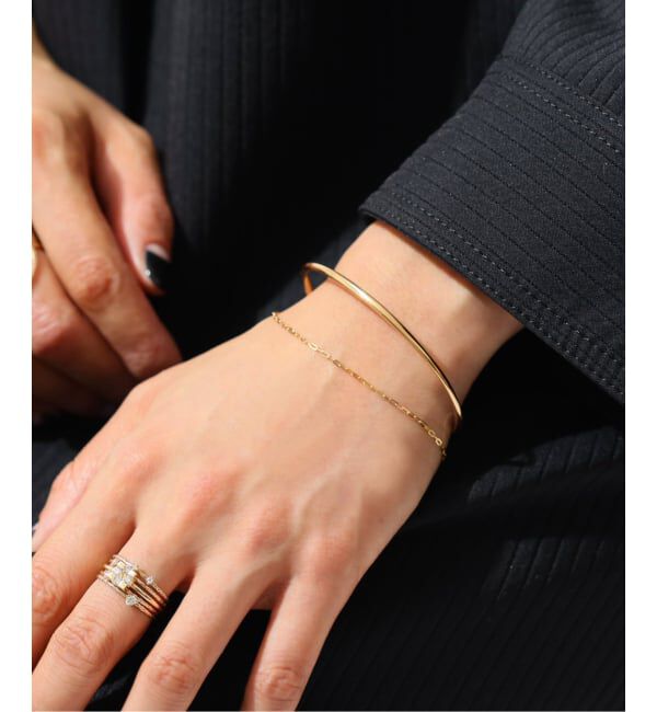 Lilas by Spick&Span「2.5パイプC型バングル K10」|ブレスレット・バングル|