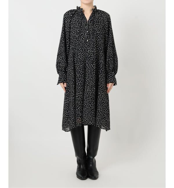  「《追加予約》【洗える】ドットミニワンピース」|ワンピース|