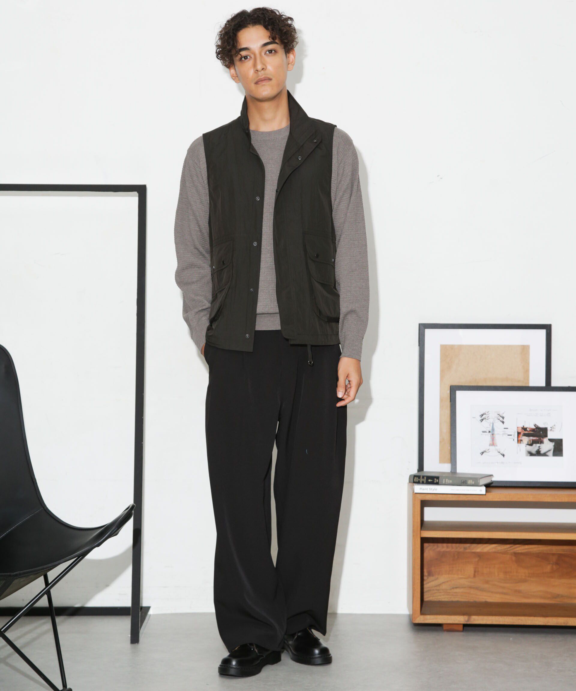 nano･universe「ナイロンストリームベスト」|ダウンベスト・ベスト|