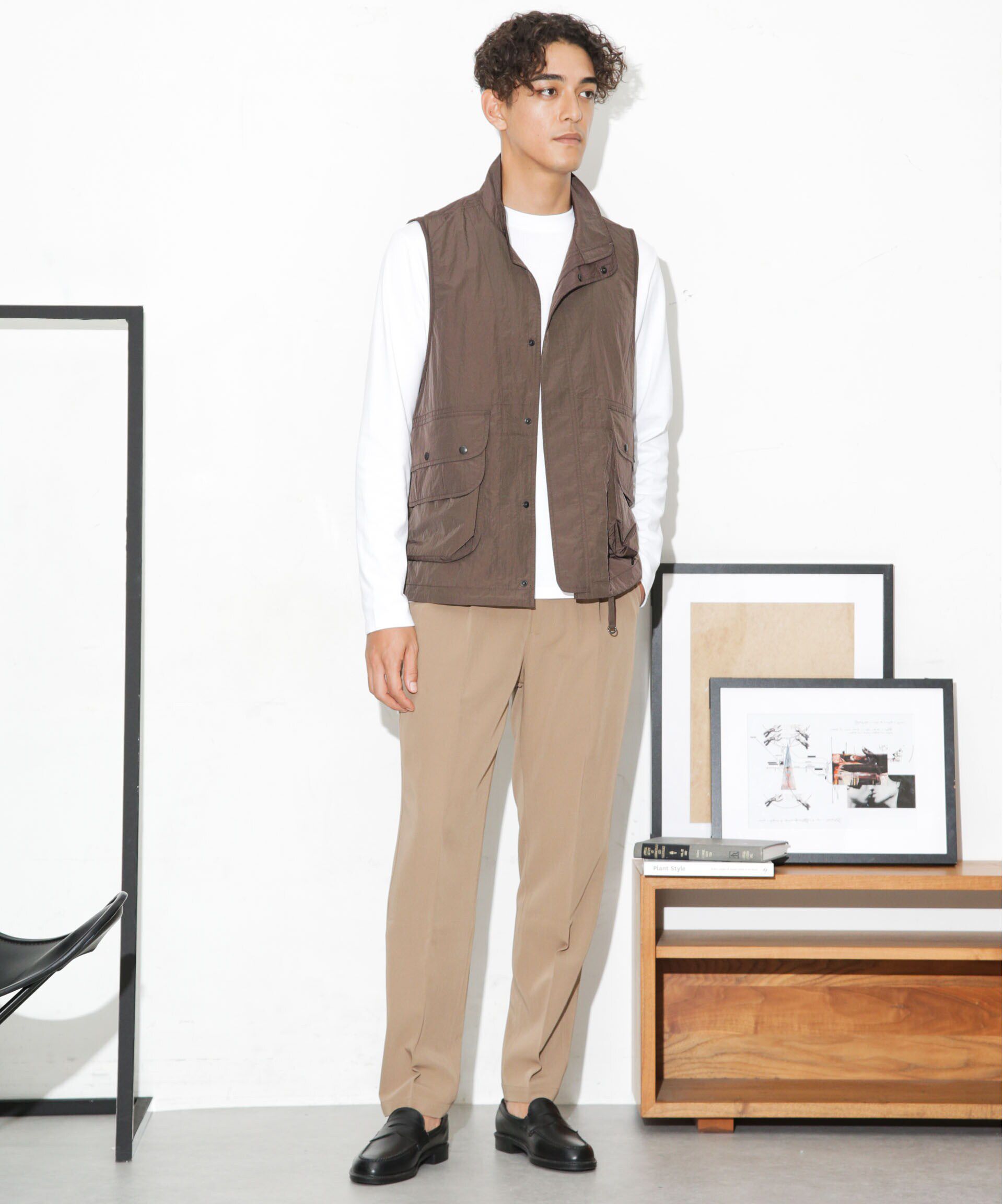 nano･universe「ナイロンストリームベスト」|ダウンベスト・ベスト|