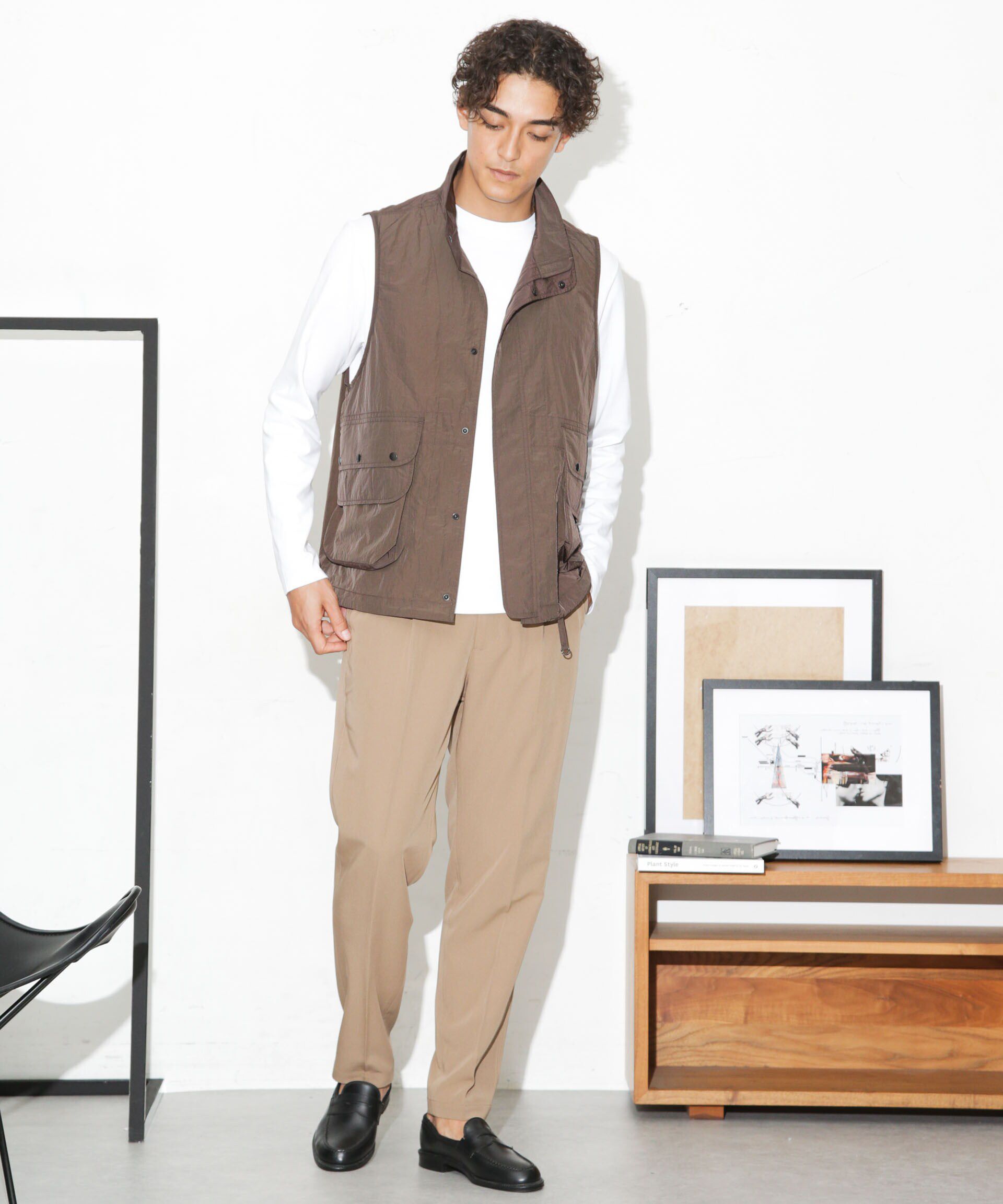 nano･universe「ナイロンストリームベスト」|ダウンベスト・ベスト|