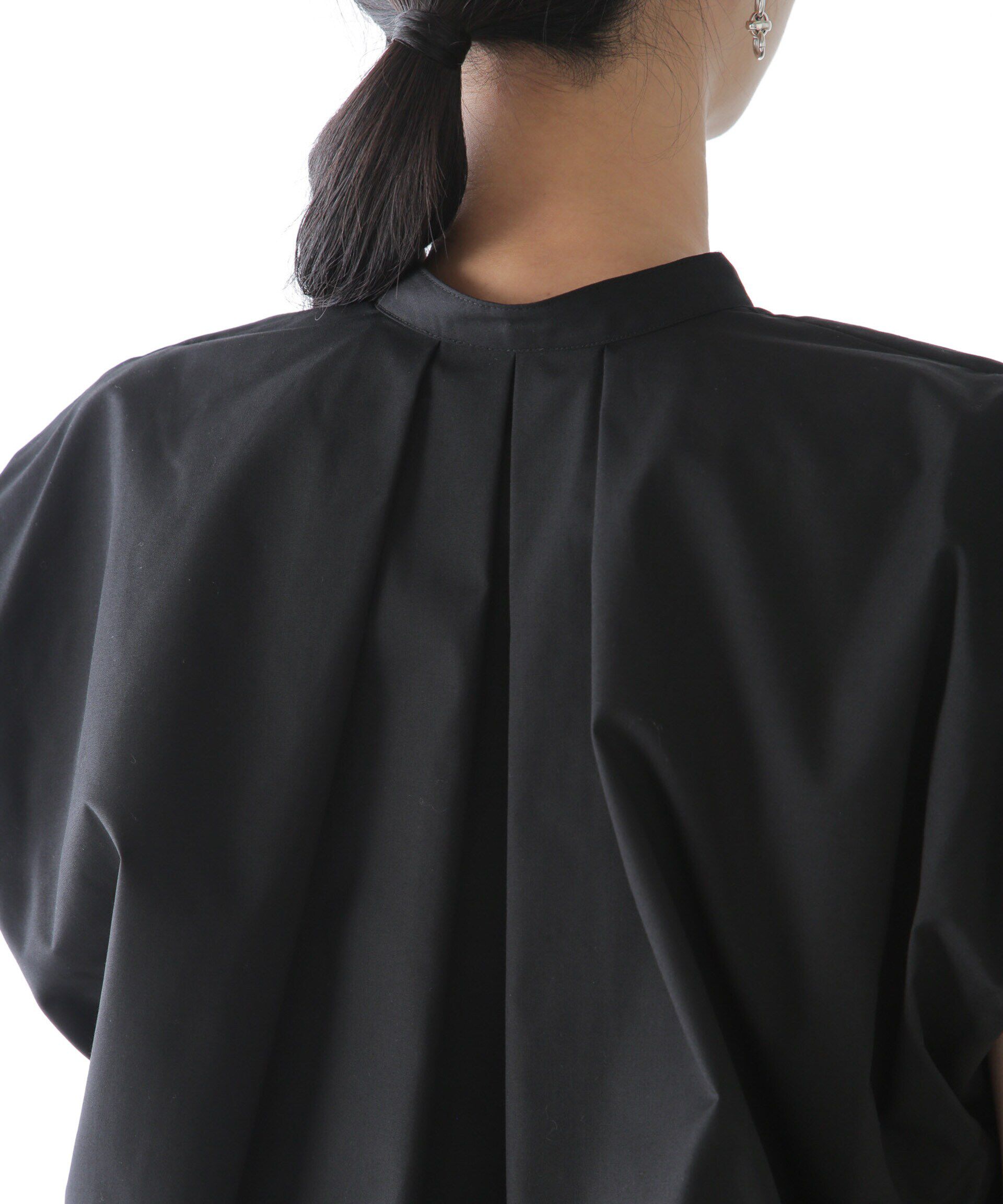 nano･universe「フレンチスリーブバルーンシャツ」|シャツ・ブラウス|