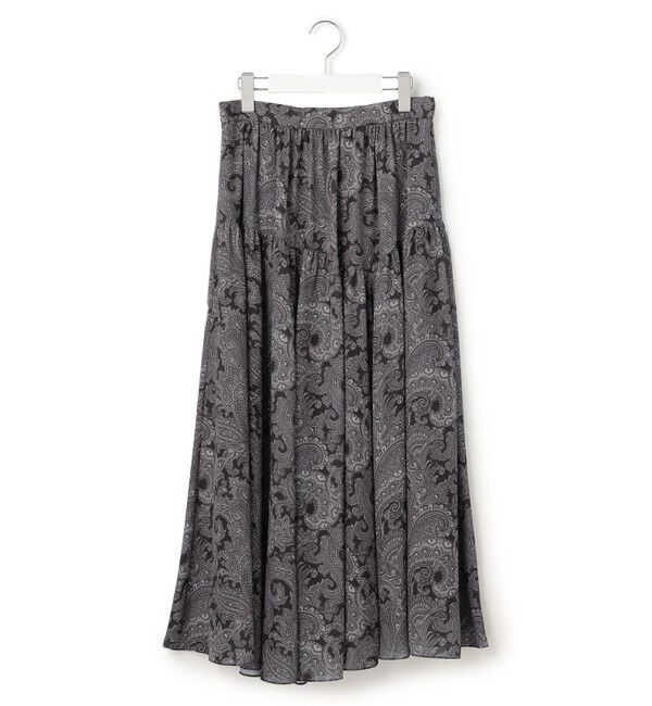 23区「Ratti ペイズリープリント ティアード スカート」|スカート|