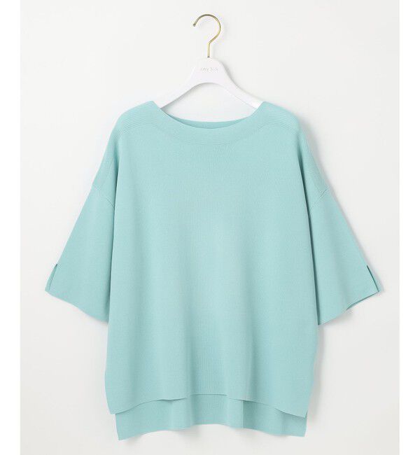 ANY SIS「【接触冷感・UVカット・洗える】ビューティクールボートネック プルオーバー」|ニット・セーター|