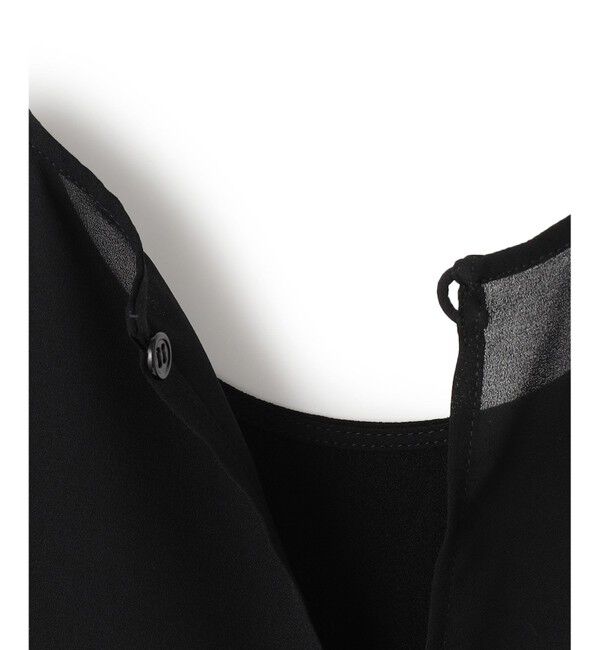 BEIGE,「【洗える】FLEUR / バックシアーノーカラーブラウス」|シャツ・ブラウス|