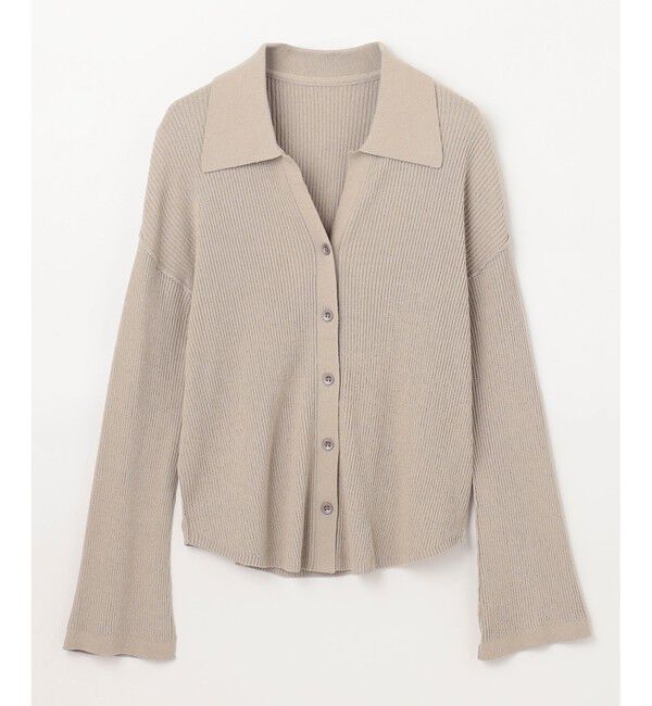 Diagram「スラブリブシャツニットトップ」|ニット・セーター|