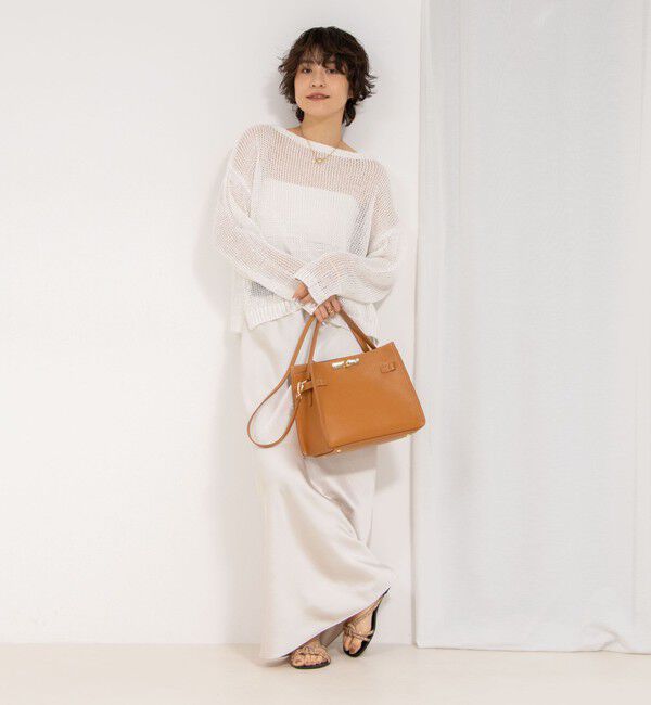 NOLLEY'S「◇【WEB限定】デザインサテンバイアスタイトスカート」|スカート|