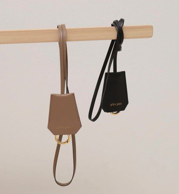 grace grace「【grace grace/グラスグラス】レザークロシェット」|チャーム・キーホルダー|