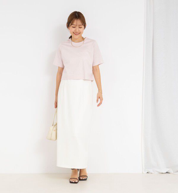 NOLLEY'S sophi「汗染み軽減スムースショート丈Tシャツ」|Tシャツ・カットソー|