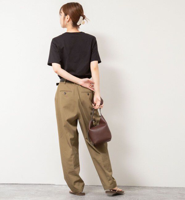 NOLLEY'S「BONJOUR刺繍Tシャツ」|Tシャツ・カットソー|