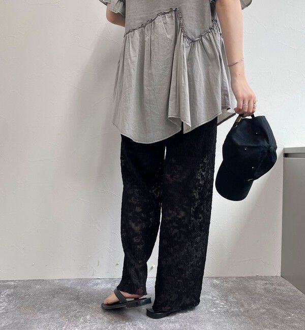 fredy emue「カットレースパンツ」|チノ|