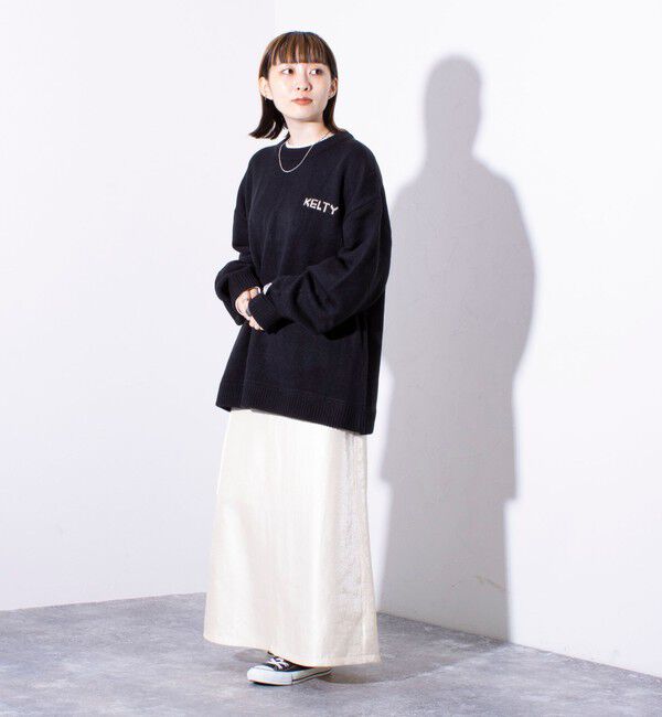 GLOSTER「【限定展開】【KELTY&times;GLOSTER】別注 ジャガード クルーネックニットプルオーバー」|ニット・セーター|