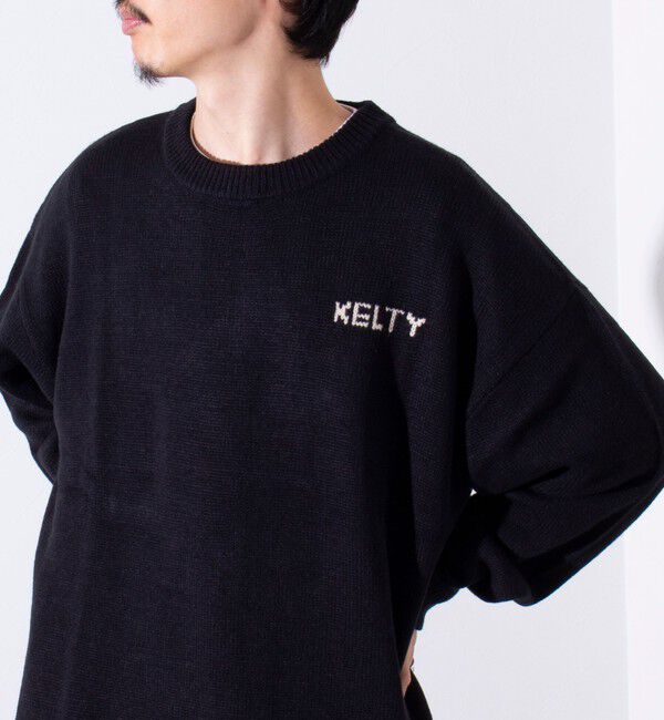 GLOSTER「【限定展開】【KELTY&times;GLOSTER】別注 ジャガード クルーネックニットプルオーバー」|ニット・セーター|