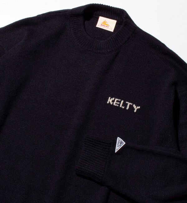 GLOSTER「【限定展開】【KELTY&times;GLOSTER】別注 ジャガード クルーネックニットプルオーバー」|ニット・セーター|
