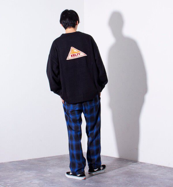 GLOSTER「【限定展開】【KELTY&times;GLOSTER】別注 ジャガード クルーネックニットプルオーバー」|ニット・セーター|