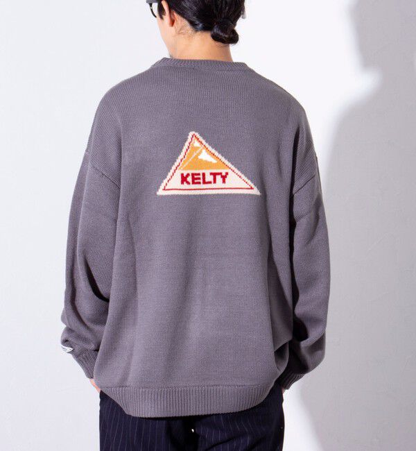 GLOSTER「【限定展開】【KELTY&times;GLOSTER】別注 ジャガード クルーネックニットプルオーバー」|ニット・セーター|