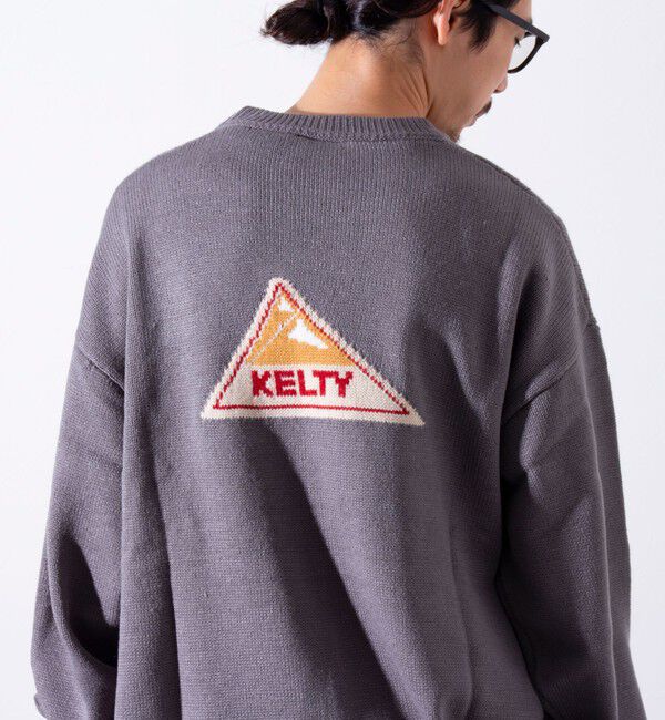 GLOSTER「【限定展開】【KELTY&times;GLOSTER】別注 ジャガード クルーネックニットプルオーバー」|ニット・セーター|