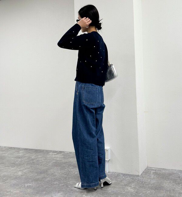 fredy emue「ハート刺繍ミラノリブカーディガン」|カーディガン|