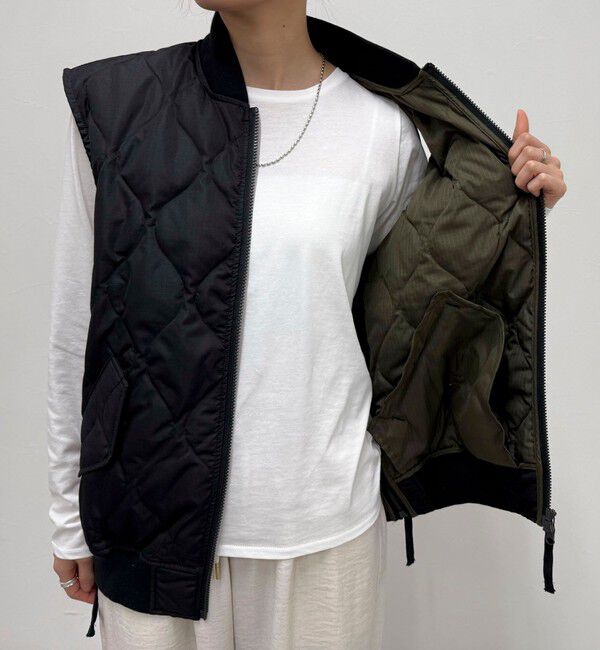 fredy emue「【TAION/タイオン】MILITARY MA-1 TYPE DOWN VEST」|ベスト・ジレ|